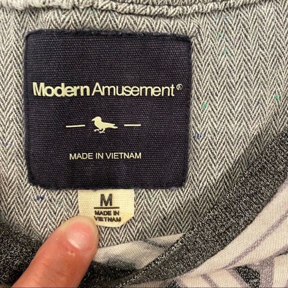 Men’s Modern Amusement Patterned T-Shirt M - Picture 5 of 5